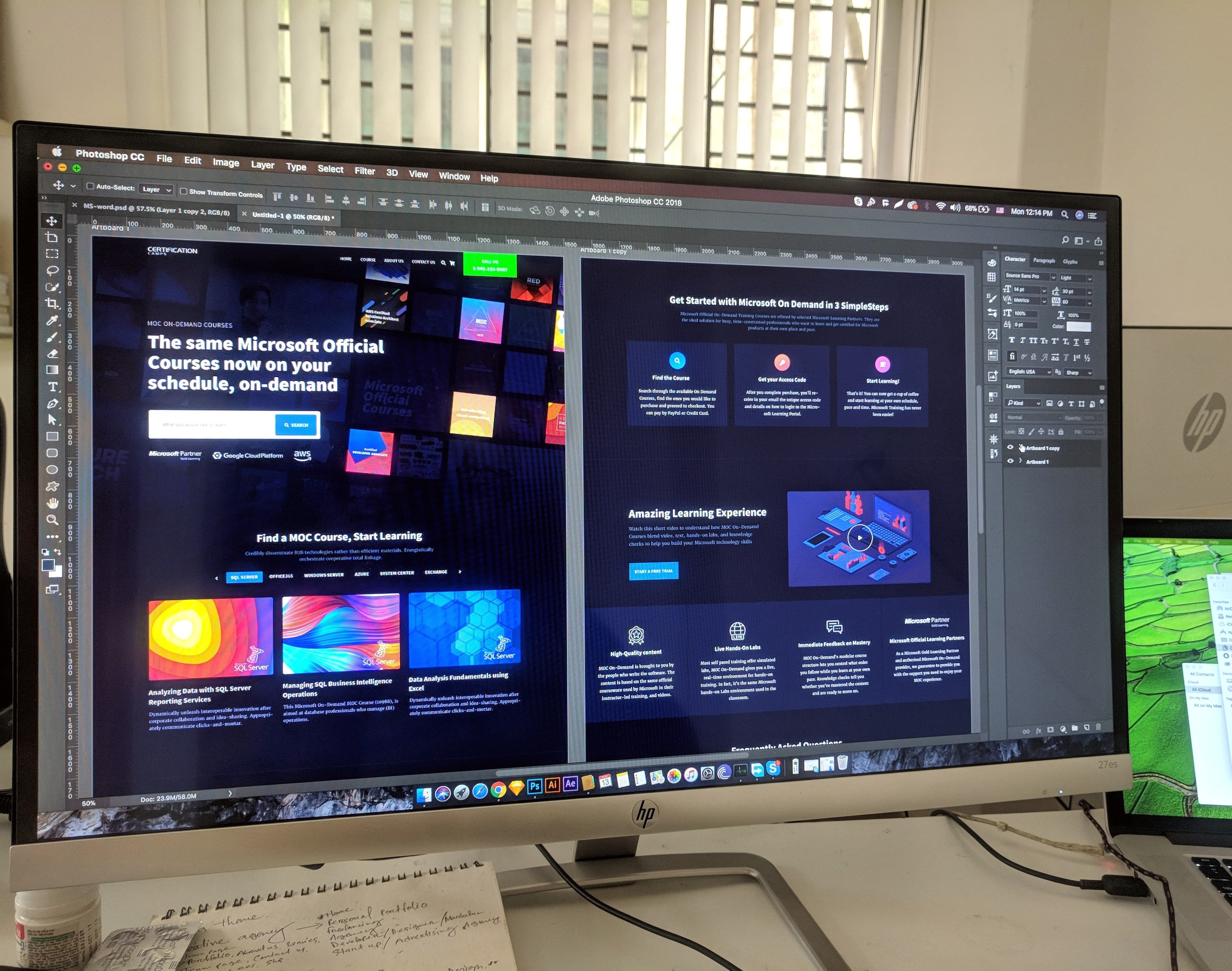 Freelance landing page Nancy